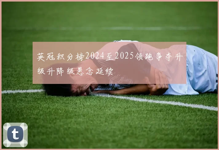 英冠积分榜2024至2025领跑争夺升级升降级悬念延续